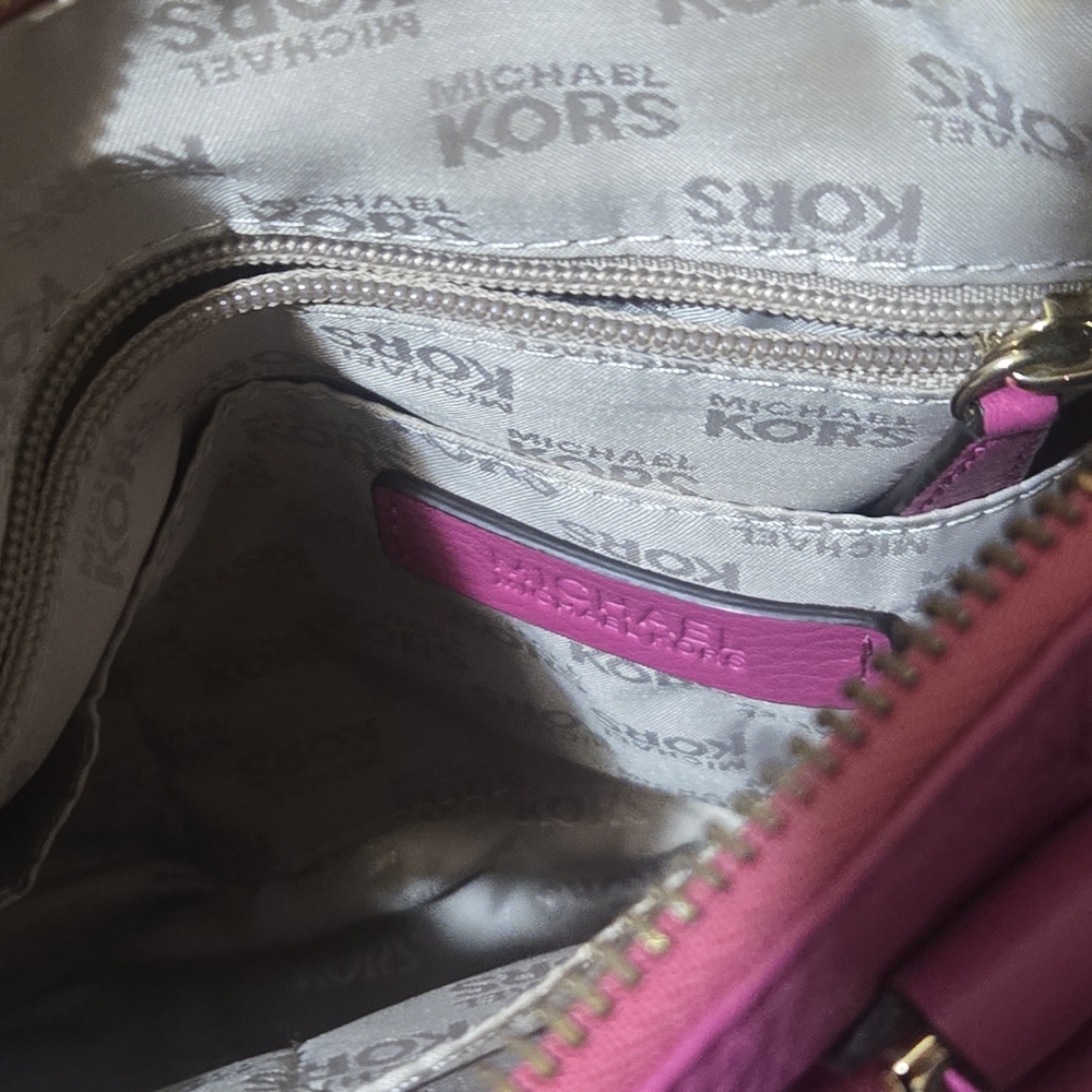 MICHAEL Michael Kors Pink Satchel Bag - Picture 10 of 13